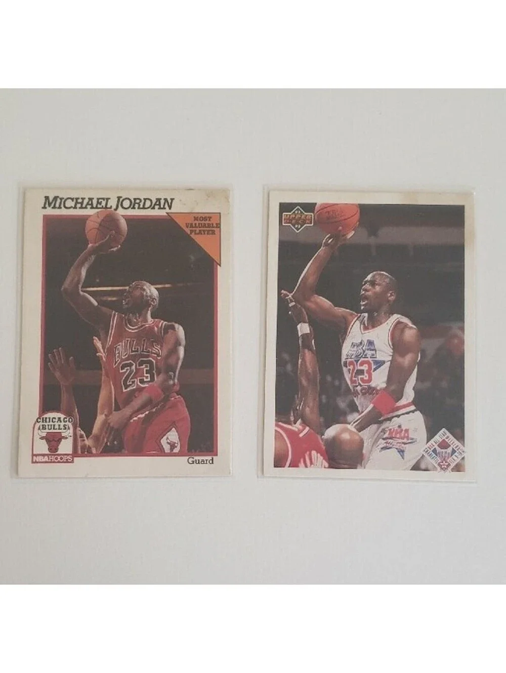 Michael Jordan Cards Trading Lot NBA 1990, 1991 MVP All-Star Chicago Bulls
